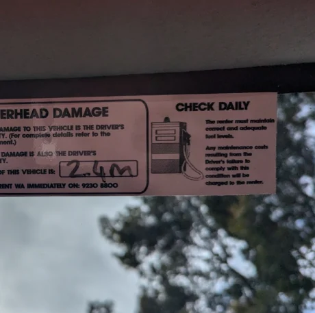 Instructional Decals